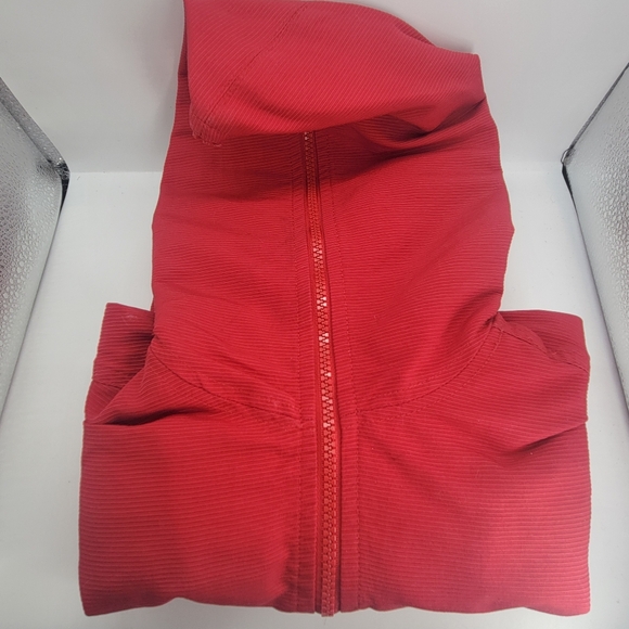 VINTAGE Tommy Hilfiger Tommy 90's/Y2K Red Anorak Jacket Size XS Hooded Zipper - Picture 16 of 16